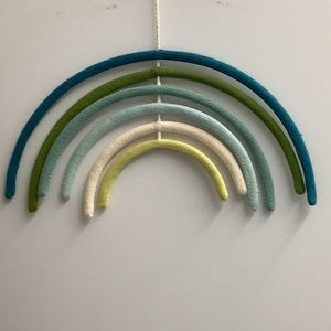 Colorful rainbow hanging wall decor